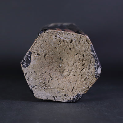 Korean Karatsu Shinogi Vase No.1 by Shuichi Okamoto